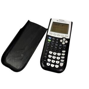TI-84 plus graphing calculator Texas Instruments With Cover